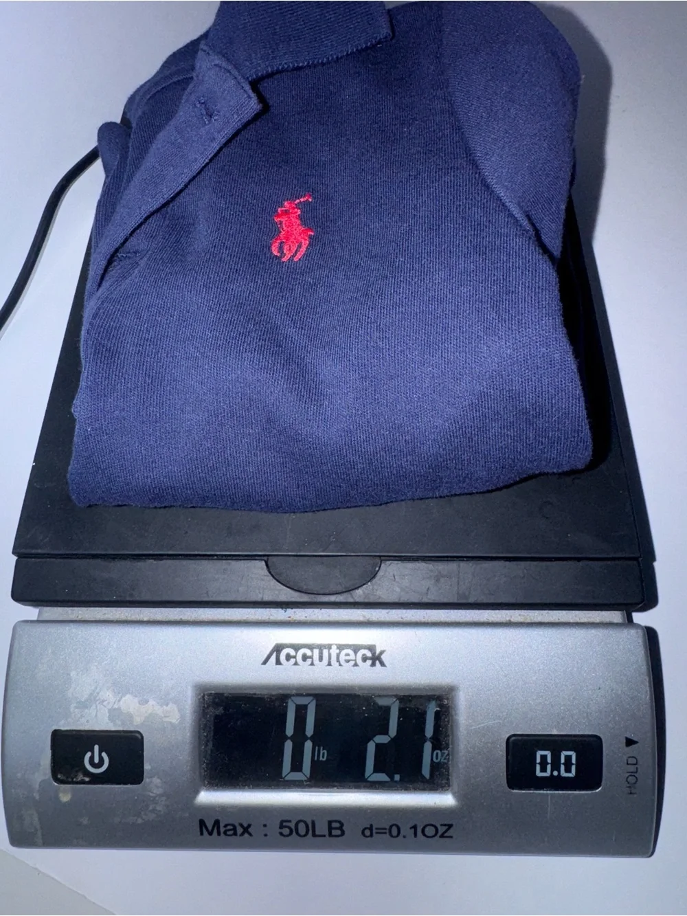 Ralph Lauren size 6 months blue polo short sleeve shirt